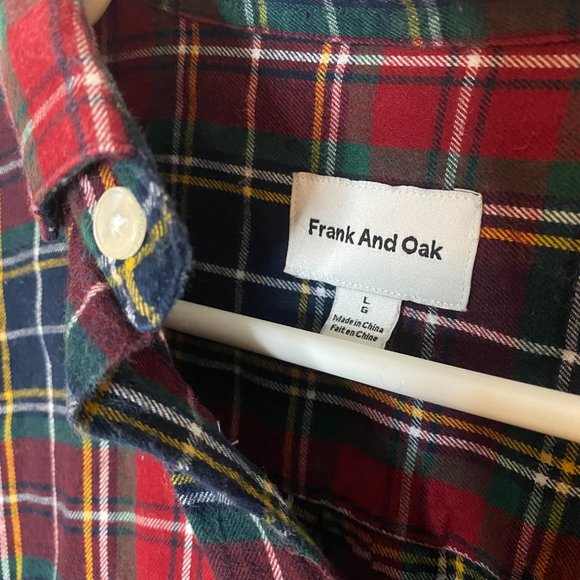 Frank & Oak Plaid Button Down - Picture 2 of 2